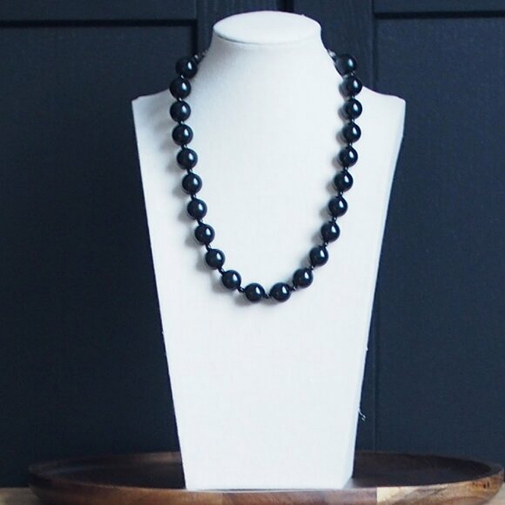 Choker | Black Chunky Bead